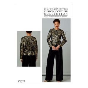 Vogue Patterns Casual Petite Jacket 14-16-18-20-22 Green