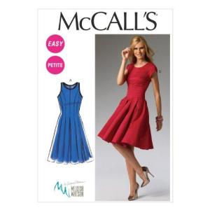 McCall Pattern Company M6834 Misses'/Miss Petite Dresses Sewing Template, S