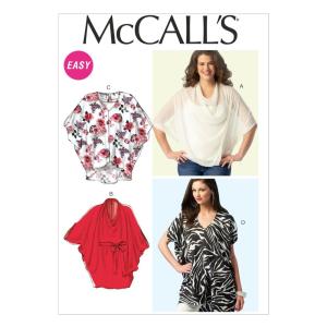 McCall Pattern Company M6929 Misses Tops Tunics and Belt, Size Y