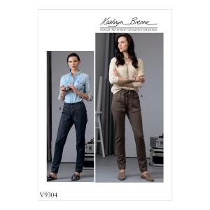 Vogue Patterns Misses' Pants, 6-8-10-12-14", Green