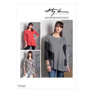 Vogue Patterns Misses' Top, x-Small-S-M, Green