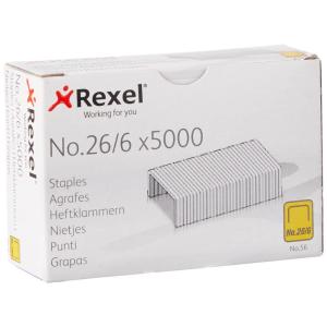REXEL STAPLES NO56 6MM PK5000 06025