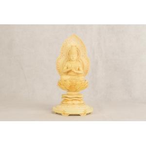 仏像 本尊 大日如来 2.0寸 丸座 総白木(...の詳細画像4