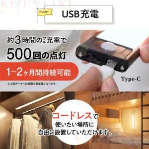 デスクライト LED 磁石 人感センサーライト...の詳細画像5