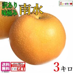 南水 梨 訳あり 減農薬 長野県産 3キロ　レビューを書いたら200円クーポン