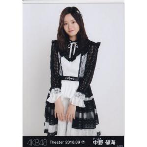 AKB48 チーム8 中野郁海 Theater 2018.09 (2) 月別 生写真 チュウ｜kjcompany