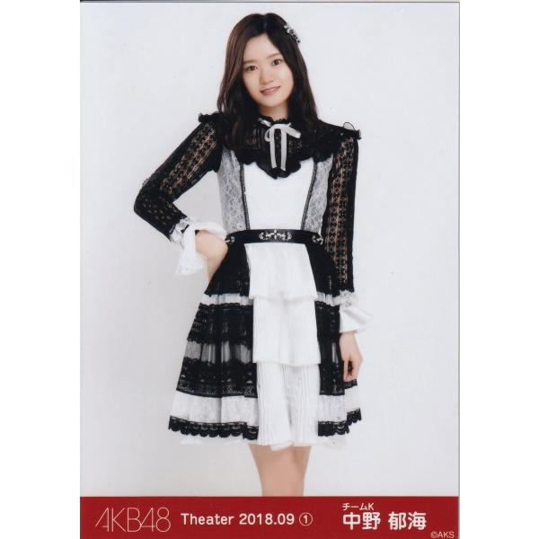 AKB48 チーム8 中野郁海 Theater 2018.09 (1) 月別 生写真 ヒキ