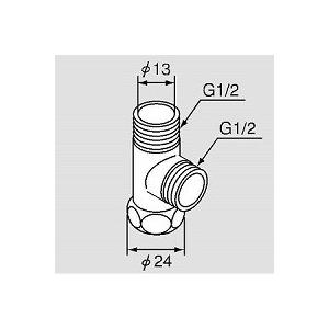 【GTS用給水分岐継手】 《KJK》 ノーリツ 給湯器 部材 ωα0