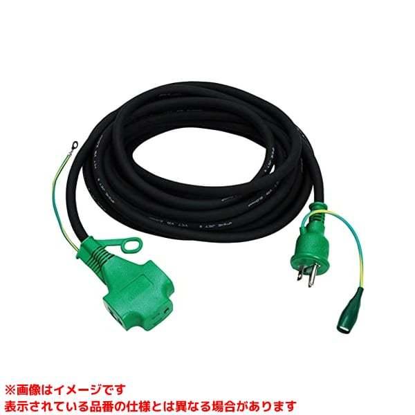 【PPT-10E (244237)】 《KJK》 日動工業 延長コード 15AP10M3SE(黒) ...