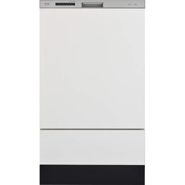 【RKW-SD401AM-SV】 《KJK》 リンナイ 食器洗い乾燥機 ミドルグレード 深型スライド...