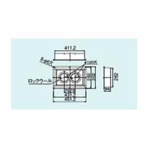 リンナイ ガスふろ給湯器 ecoジョーズ RUF-E2401SAFFH 給排気菅トップ