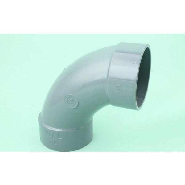 【VU LL 75 (22個入り)】 《KJK》 塩ビ管 VU継手 90°大曲りエルボ 75 ωι0