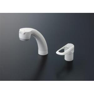 TOTO 【TLG10301J】 《KJK》 台付シングル混合水栓（エコシングル