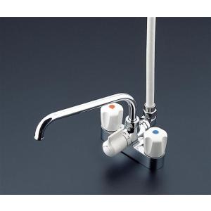 TOTO TMS27C 台付2ハンドル混合水栓（一時止水付、スプレー） (TMS26C