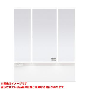 ★パナソニック★ GQW75KS1W/三面鏡 収納付きキャビネットホワイト750 ☆パナソニック☆ GQW75KS1W/三面鏡 収納付きキャビネット