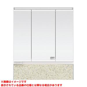 ★パナソニック★ GQW75KS1W/三面鏡 収納付きキャビネットホワイト750 ☆パナソニック☆ GQW75KS1W/三面鏡 収納付きキャビネット