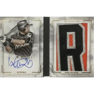 【1/1枚限定】イチロー直書きサイン実使用ジャンボパッチ 2018 Topps Luminaries Game-used Jumbo Letter Patch Auto