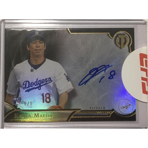 【1/1枚限定】前田健太直書きROOKIEサイン 2016 Topps Tribute Black ...
