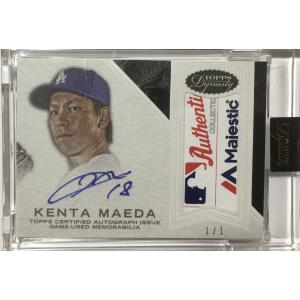 【1/1枚限定】前田健太直書きROOKIEサインタグパッチ 2016 Topps Dynasty Laundry Tag Patch RC Auto