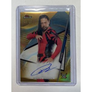 【10枚限定】中邑真輔直書きサイン 2020 Topps Finest WWE Gold Refractor Auto