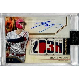 【1/1枚限定】大谷翔平直書きサイン実使用4色パッチ 2020 Topps Luminaries Game-used Patch Hit Kings Auto