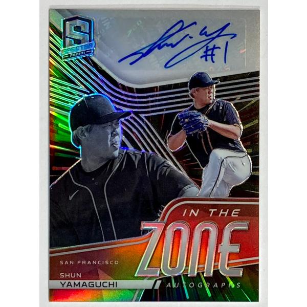 【25枚限定】山口俊直筆サイン 2021Panini Spectra in the Zone  Pr...