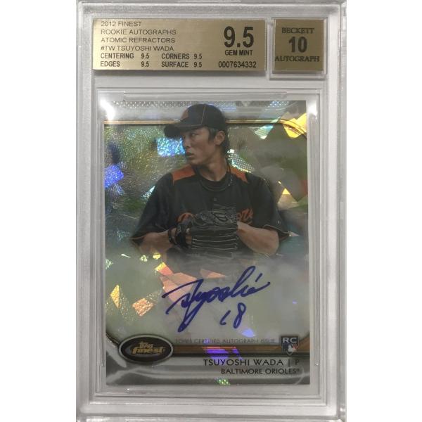 【鑑定済!5枚限定】和田毅直書きROOKIEサイン 2012 Topps Finest Atomic...