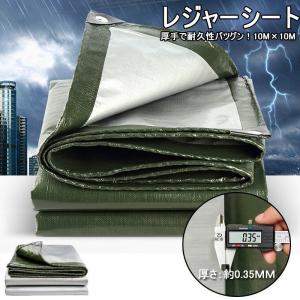 送料無料 レジャーシート ハトメ付き 雨対策 台風対策 厚手 防水 4m×4m アウトドア 災害用 レジャー 敷物 ござ 防災 養生 キャンプ PE材質 グリーン 耐久性