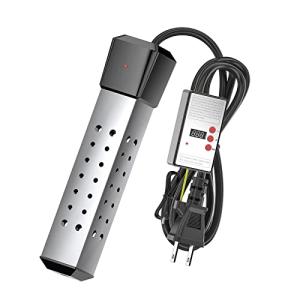 投げ込みヒーター プールヒーター 1500W ポータブルバケットヒーター 液浸ヒーター 浸水給湯器 浸漬湯沸かし器 浴槽用給湯器 インフレータブ