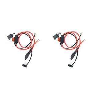 Dongge SAEコネクタ オートバイのバッテリー充電器SAE充電ケーブル