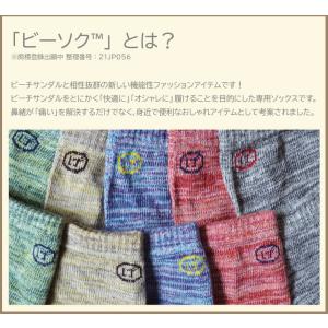 げんべい商店 コラボ ビーソク 靴下 レディー...の詳細画像4