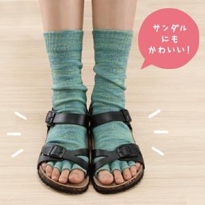 涼綿クール 指先なし 5本指ソックス 3足セッ...の詳細画像4