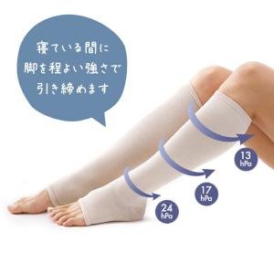 日本製 絹のおもてなし おやすみ シルク 着圧...の詳細画像2