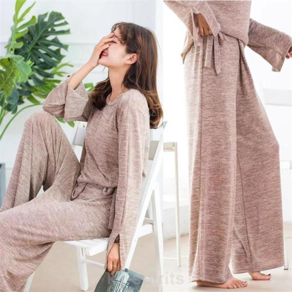 ルームウェア レディース 部屋着 パジャマ 上下 シャツ パンツ ルームウエア おしゃれ かわいい ...