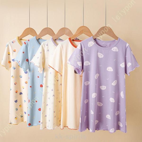 キッズ ルームウェア 女の子 ネグリジェ ワンピース 子供 プリンセス風 パジャマ ガールズ 寝巻き...