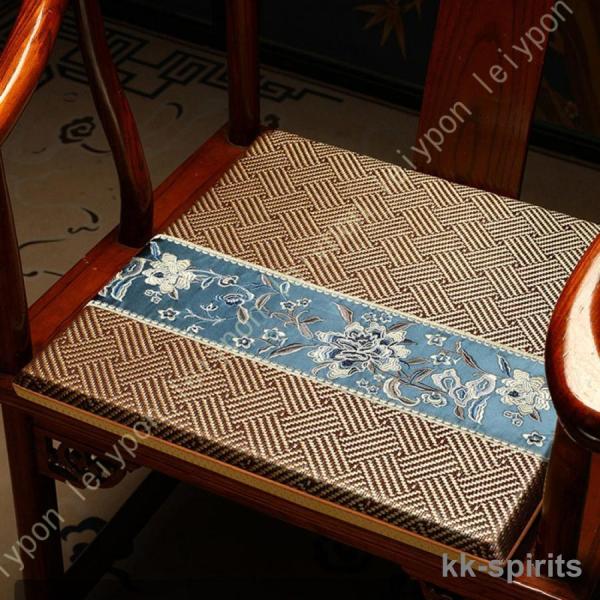 シートクッション 座布団 藤編み ひんやり シート 藤マット クッション 夏 デスク チェアカバー ...