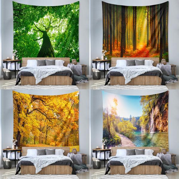 タペストリー 西海岸 ハワイ ヤシの木 太陽 南国 夕日 アメリカン ビーチ風景 海 インテリア お...