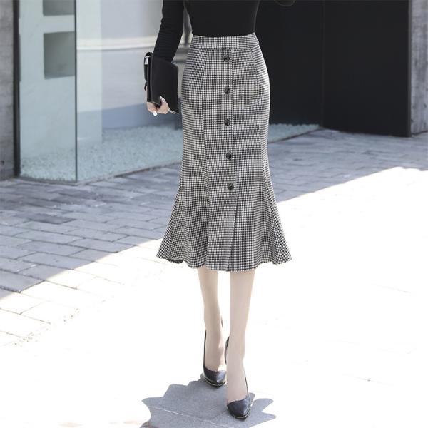 レディース ロング丈 スカート  スリット マーメイド きれいめ ペンシルスカート スリムスカート ...