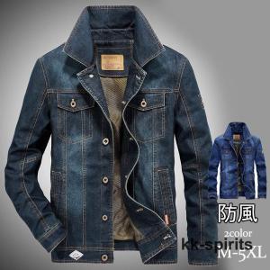 デニムジャケット メンズ ジージャン Gジャン ヴィンテージ カジュアル