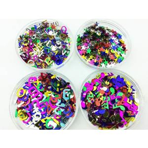 デコ パーツ キラキラ ホログラム ミックス レジン ネイル 星型 スター アルファベット 数字 イニシャル （AP0054)