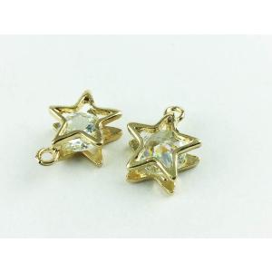 チャーム 50個 スター アクセサリーパーツ ...の詳細画像1