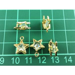 チャーム 50個 スター アクセサリーパーツ ...の詳細画像3