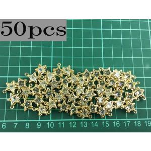 チャーム 50個 スター アクセサリーパーツ ...の詳細画像4