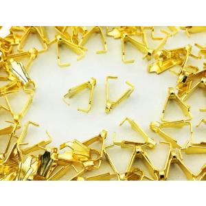バチカン ゴールド 100個 8mm Aカン カン 付き デザインバチカン ネックレス パーツ 金具 留め具 （AP0375）