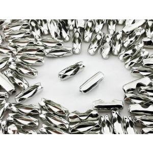ボールチェーン コネクター シルバー 200個 適用ボール径 2.4mm 前後 チェーン キーホルダ...