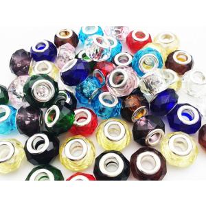 とんぼ玉　ガラス　50個　14mm　ミックス　ダイヤカット　アクセサリー　ブレスレット　トンボ玉　パーツ