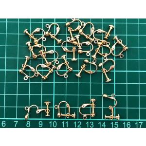 イヤリングパーツ ゴールド KC金 丸皿 20...の詳細画像4