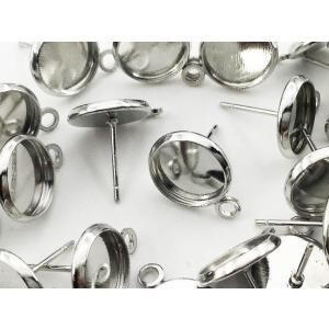 送料無料 お洒落なフラワーモチーフ Silver925 シルバー925 Sv925 キュービック シングルピアス ピアス キャッチ アクセサリーパーツ シルバー 宅配便配送