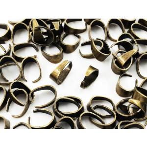 バチカン パーツ アンティーク 大 12mm 80個 金古美 ネックレス ペンダント 手芸 アクセサ...