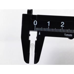 ノンホールピアス 樹脂 パーツ クリア 100...の詳細画像2